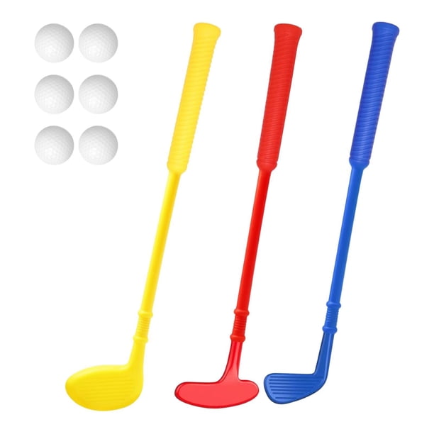 Juego De Juguetes De Golf Para Niños, Pelotas De Golf De Entrenamiento Y Palos Para Niños Y Niñas, Longitud 50 Cm.