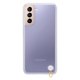 thumbnail image 1 of Funda para teléfono Samsung Galaxy S21 5G, transparente, protectora, blanca, 1 of 4