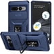 thumbnail image 1 of Funda Armada para Google Pixel 7 Pro con Tapa Deslizante y Soporte Magnético Giratorio Azul, 1 of 5