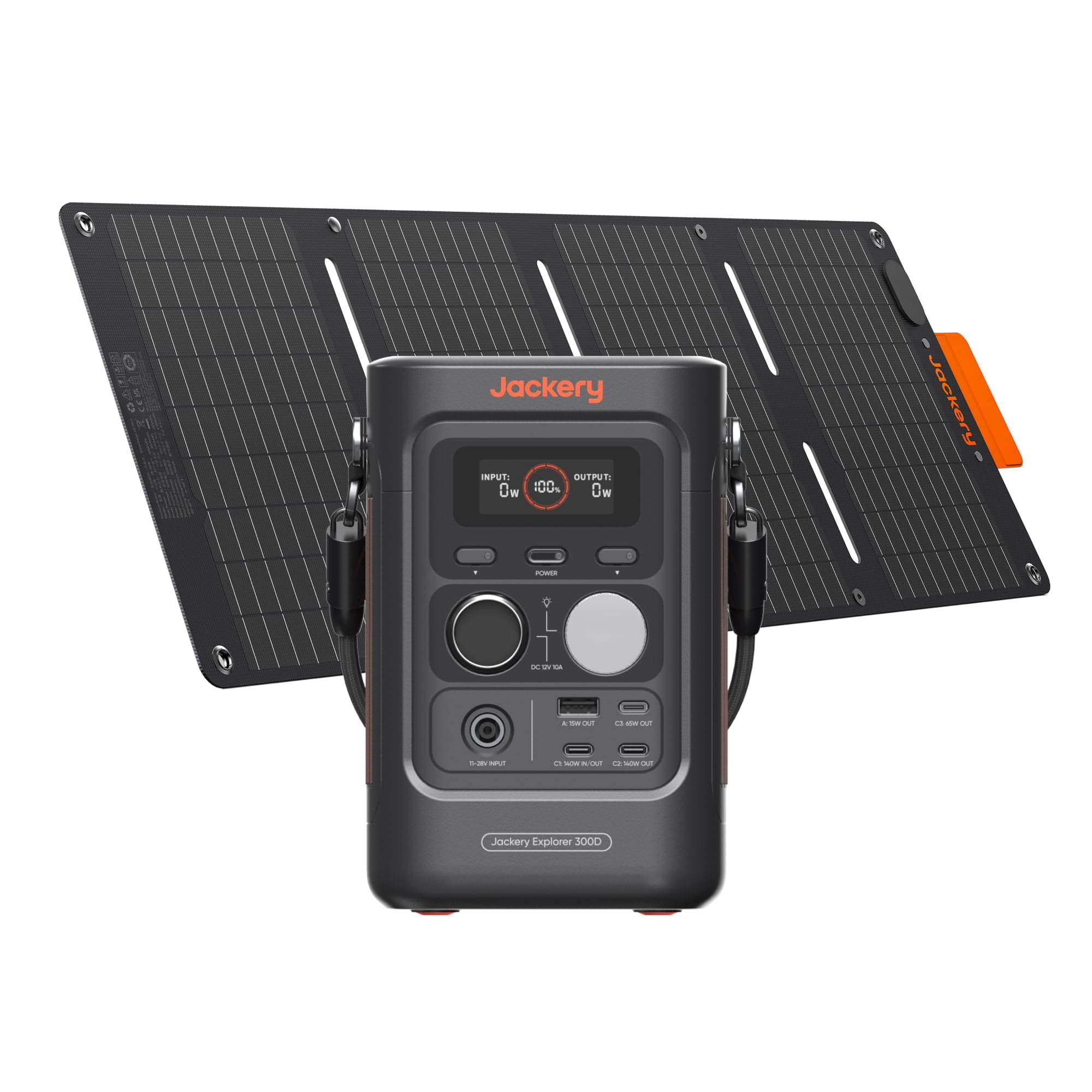 Estación de energía portátil Jackery Solar Generator 300D de 288Wh