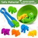 thumbnail image 4 of Juegos de combinar juguetes para contar animales con cuencos de clasificación para niños, 4 of 7