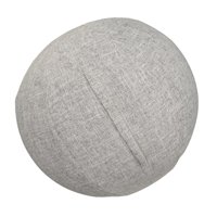 Magideal - Funda Para Pelota De Yoga Y Pilates, Funda Para Pelotas Para Sentarse, Antiarañazos, A Prueba De Polvo, Con Cómodas Asas De Transporte, Funda Para Pel Gris Claro 65Cm
