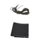 thumbnail image 2 of tela de recambio negra con cordones de café para reclinables plegables, 2 of 5