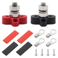 Magideal - Bloque De A Tierra Y Alimentación De Perno , Kits De Bloque De Terminales De Distribución De Energía De Batería Para Barco M6