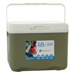 Ioensy - Nevera Aislante Con Mango Resistente Para Barbacoa, Bebida Deportiva, Pesca, Verde