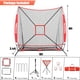 thumbnail image 3 of Red de práctica de béisbol BaseGoal 183 x 183 cm con tee de bateo, 3 of 9