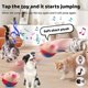 thumbnail image 4 of Juguete interactivo de peluche para perro Geojec, bola sacudible azul, 4 of 9