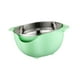 thumbnail image 4 of Cesta De Drenaje De Doble Capa Reutilizable Para El Hogar Cocina Frutas Verduras Verde, 4 of 5