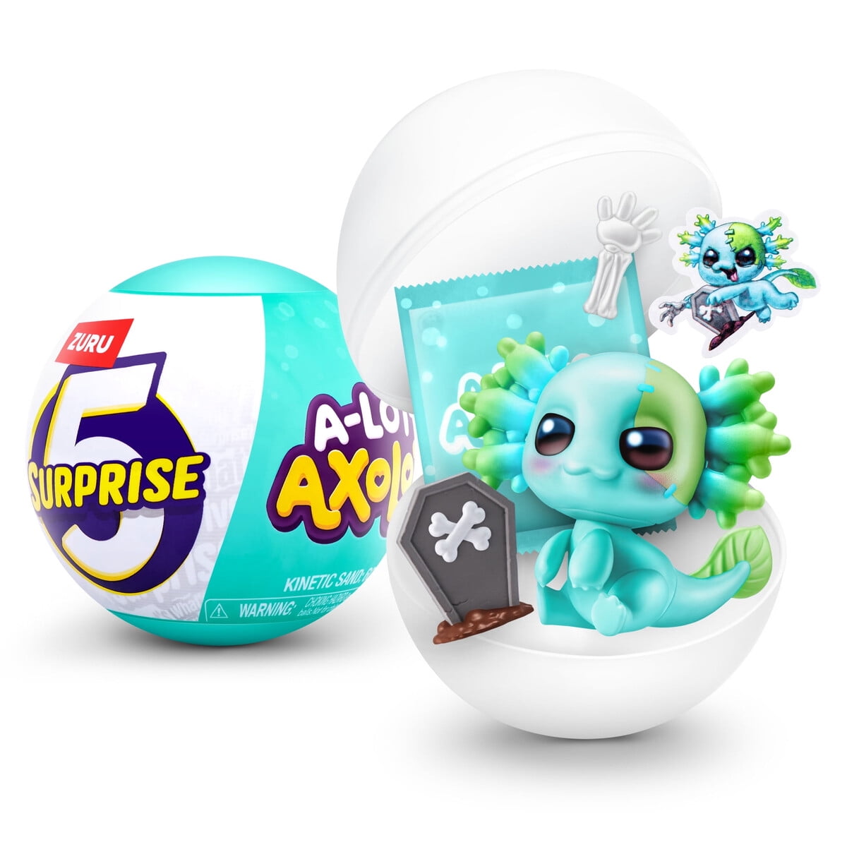 Juguete Sorpresa Zuru 5 Surprise Alota Axolotls Coleccionable