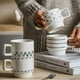 thumbnail image 4 of Juego De 4 Tazas De Café Apilables Con Soporte 320ml, 4 of 4