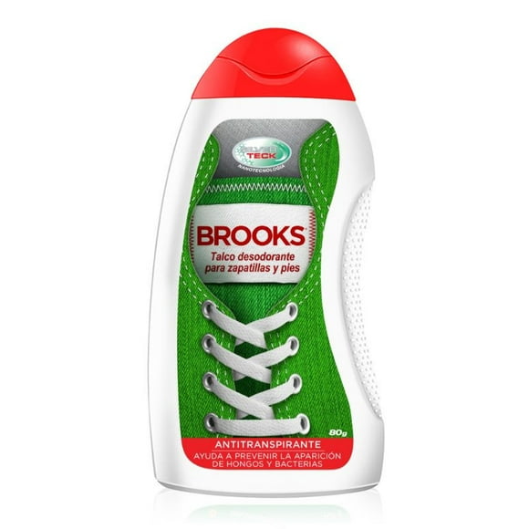 Talco Desodorante para Zapatillas y Pies Brooks, 80 g