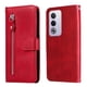 thumbnail image 5 of Funda con Cremallera para OPPO A3 Pro 5G, Carcasa Cartera de Cuero PU con Soporte y Tarjetero, 5 of 6