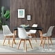thumbnail image 2 of Comedor Mesa Rectangular Negra 120x80 + 4 Sillas Tulip Blancas, 2 of 8