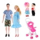 thumbnail image 1 of Juego De Mu?ecas Familiares Papá Mamá Embarazada Hija Hijo Bebé Para Juguetes Educativos Regalo, 1 of 5