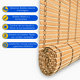 thumbnail image 5 of Cortina Roller Bambu Persiana Enrollable 120 X 200 Cafe Claro Guiza, 5 of 8