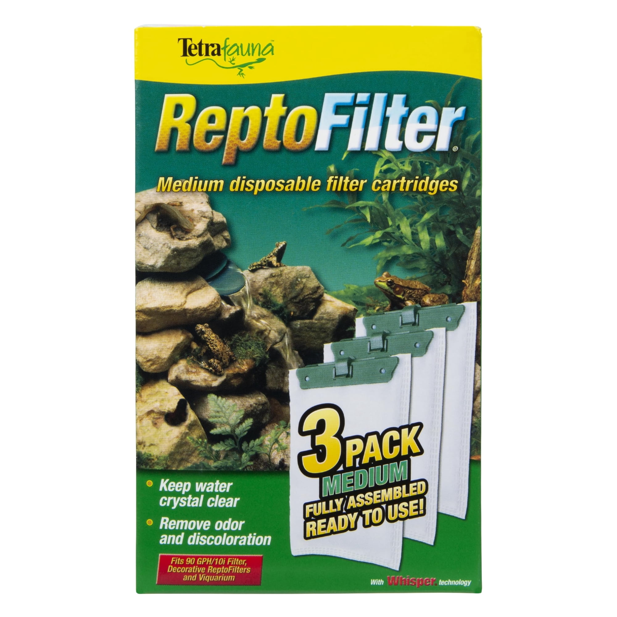 Cartuchos De Filtro fauna Reptofilter Tamaño Mediano 3 Unidades