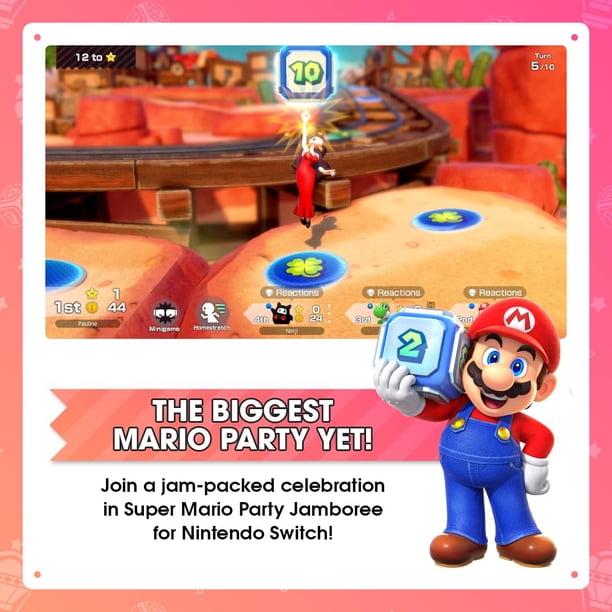 Videojuego Nintendo Switch Super Mario Party Jamboree | Lider