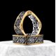 thumbnail image 2 of Anillo Retro Titanio Cuadrado Hombre Moda Masculina, 2 of 3