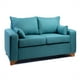 thumbnail image 2 of Sofa Turquesa Lino Dos Cuerpos, 2 of 3