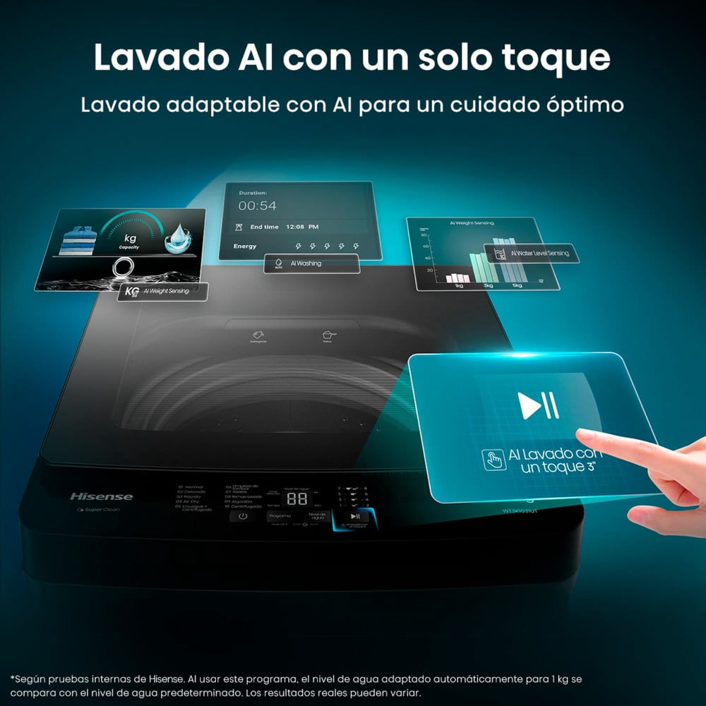Hisense WT3K1031UT 10 kg Titanium, foto 5