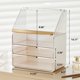 thumbnail image 5 of Estuche organizador de maquillaje Omeily, tamaño grande, diseño transparente, 5 of 7