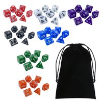 Bothyi - 49X Dados De Juego De Dados Poliédricos Para Juguetes De Juego De Rol Suministros Para Fiestas
