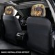 thumbnail image 3 of The White Lotus Funda Protectora Universal para Reposacabezas de Coche, Funda Elástica para Reposacabezas de Asiento de Auto, Funda de Tela Antipolvo, Accesorios de Interior 2 Piezas, 3 of 6