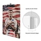 thumbnail image 3 of Christian Pulisic Portapapeles de acrílico A4, tamaño carta estándar, carpeta con clip 12.5" x 8.5" para estudiantes, profesores y oficina, 3 of 6