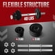thumbnail image 2 of Juego de mancuernas Yes4All, ajustables, de hierro fundido, 18 kg, para gimnasio, 2 of 6
