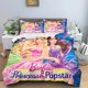 thumbnail image 1 of New Barbie 3DPrinting Bedding Quilt Cover Pillowcase,Cartoon Princess Barbie Duvet Cover,Best Gift for Girls Bed Sheets, 1 of 5