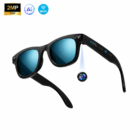 Lentes Inteligentes Ai Smart Glasses Camara 2MP Bluetooth Traductor