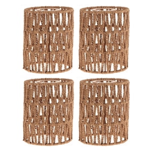 Ioensy - Pantalla De Lámpara Colgante Rústica, 4 Uds., Para Cafetería, Cocina, Isla Y Hogar