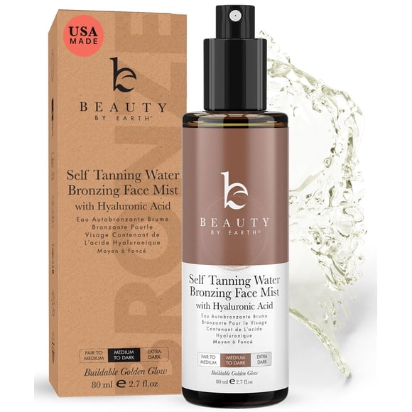 Bronceador Facial En Aerosol Mist Beauty De Earth Bronzing Water