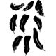 thumbnail image 1 of Decomural Feather Bird Set WS-32981, 1 of 2