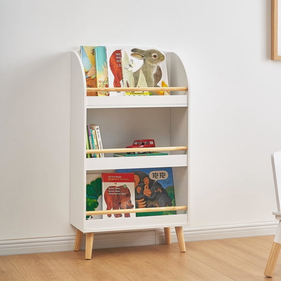 Estante Librero Infantil 50x24x95 Cm Blanco