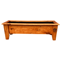 Mitienda - Jardinera De Madera En Pino Cepillado Color Nogal