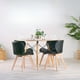 thumbnail image 1 of Comedor Mesa Shanna 100cm + 4 Sillones Rubik Color Negro, 1 of 7