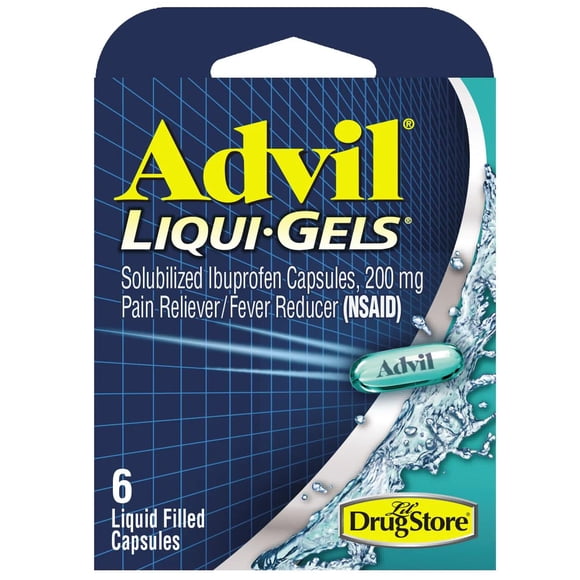 Cápsulas de gel líquido Advil Lil DrugStore, 6 unidades