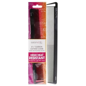Salonchic - Peine De Corte De Carbono De Alta Resistencia Al Calor 8.5 De Para Unisex - Peine 1Ud