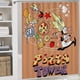 thumbnail image 5 of Torre de pizza-theme 4-Piece Shower Curtain Set with Rugs, Waterproof Bathroom Decor Set Includes Bath Mat, U-Shaped Rug, Toilet Lid Cover and Curtain with Hooks, 5 of 6