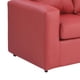 thumbnail image 3 of Sofa Kendy 3c Pu 30 Rojo, 3 of 6