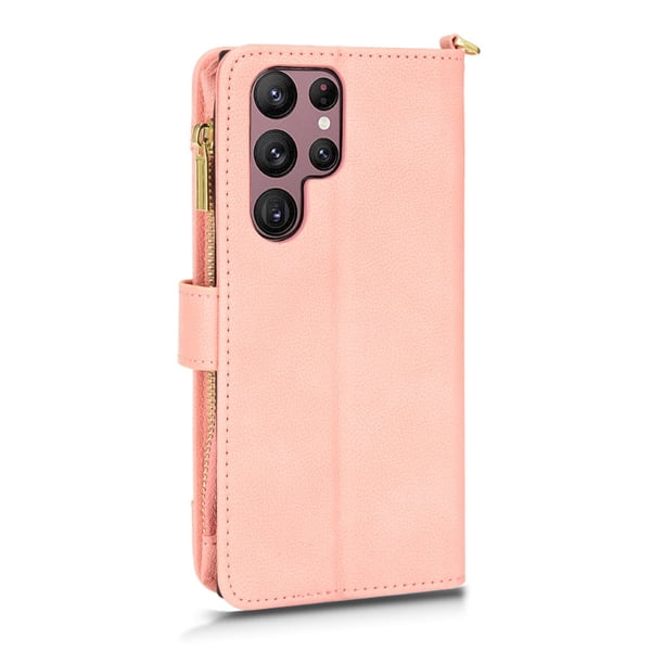 Stylish PU Leather Wallet Case for Samsung Galaxy S22/S22+/Ultra - Multi-Functional & Multi-Card Slots