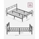 thumbnail image 3 of Base de Cama con Respaldo Metálica Queen Negra Norvik, 3 of 8