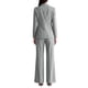 thumbnail image 3 of INSPIRE CHIC Conjunto de Traje de Pantalón de 2 Piezas para Mujer, Blazer de Doble Botonadura de Manga Larga, Pantalones, Talla X Pequeña, Gris, 3 of 5