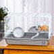 thumbnail image 4 of Jaula para hámster Prevue Pet Products Hamster Haven, tamaño grande, gris, 4 of 4