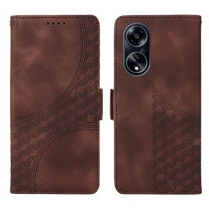 Carcasa Foxdock Oppo A98 De Cuero Pu, Diseño Acolchado Clásico, Protección Contra Caídas Y Rayones