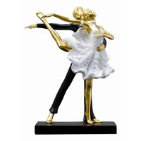 Genérico - Figura Decorativa Pareja Bailando Estatua Ballet Adorno Jhn