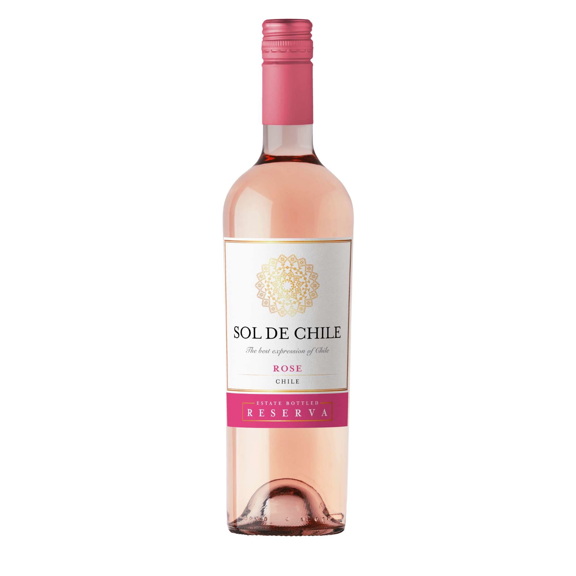 Vino Rosé Reserva 13° Botella 750 ml Sol de Chile