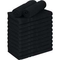 Utopia Towels - Toallas Utopia Para Salón, De Algodón, A Prueba De Lejía, 40 X 70 Cm, Color Negro
