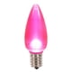 thumbnail image 1 of Bombilla LED Vickerman C9 de cerámica rosa E17 con base de níquel (paquete de 25), 1 of 2